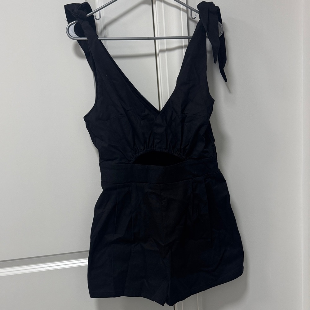 Pink Lily Black Jumpsuit